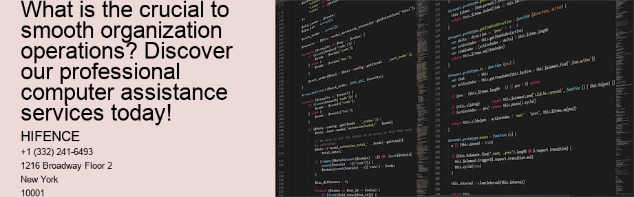 What is the crucial to smooth organization operations? Discover our professional computer assistance services today!