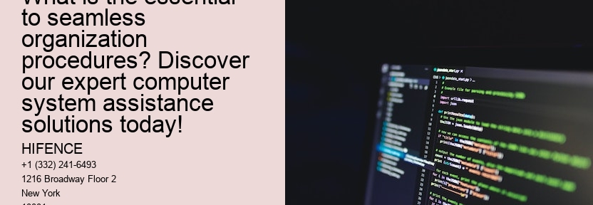 What is the essential to seamless organization procedures? Discover our expert computer system assistance solutions today!