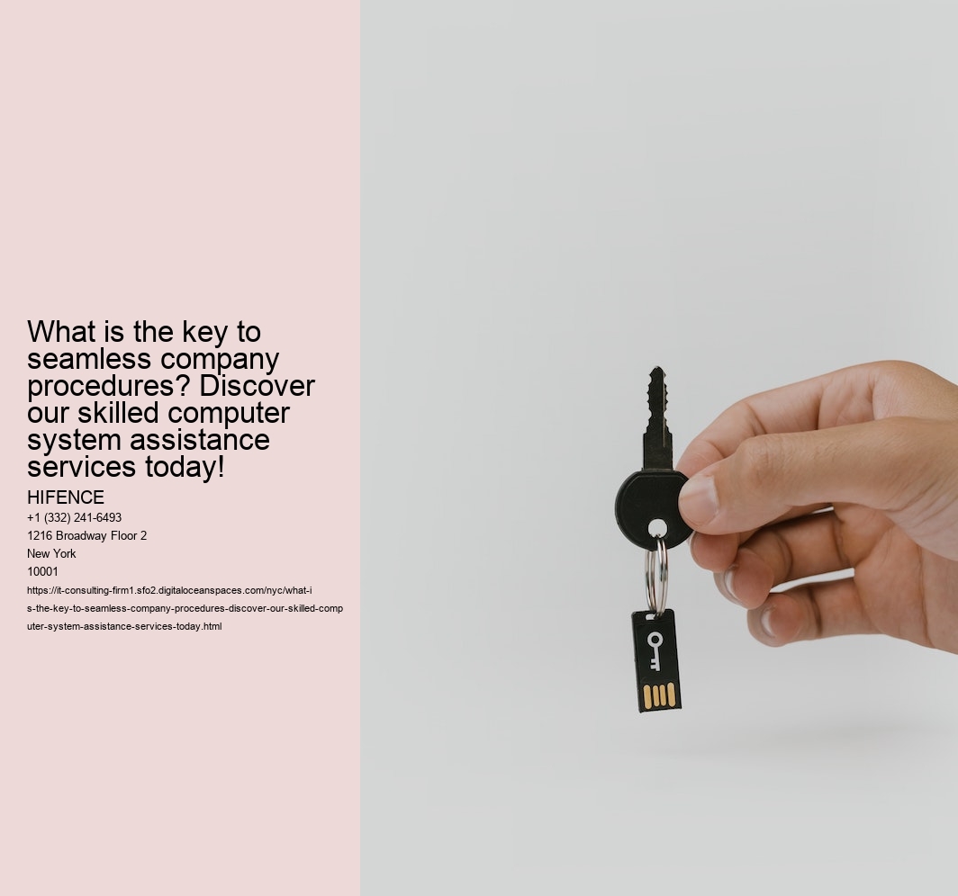 What is the key to seamless company procedures? Discover our skilled computer system assistance services today!