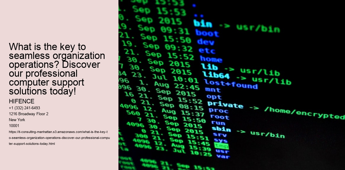 What is the key to seamless organization operations? Discover our professional computer support solutions today!