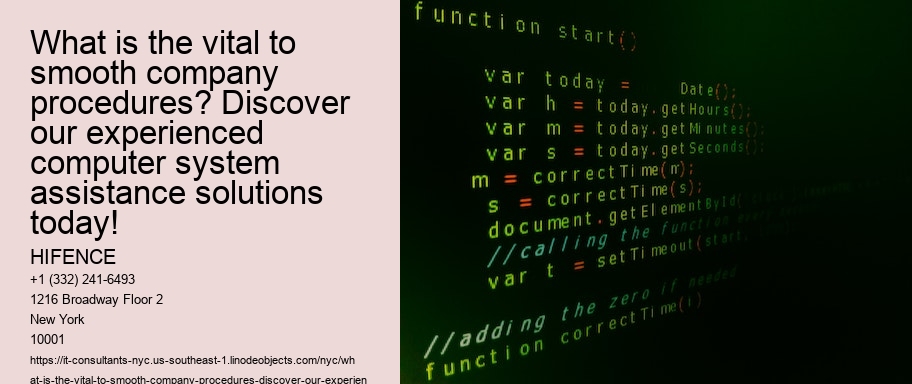 What is the vital to smooth company procedures? Discover our experienced computer system assistance solutions today!
